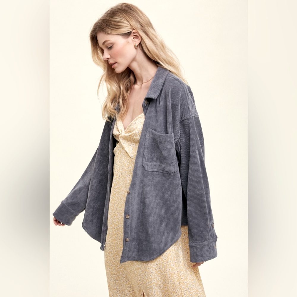 New w Tags - Wishlist Corduroy Women’s Shirt Jacket Large